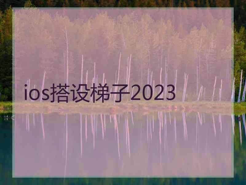 ios搭设梯子2023