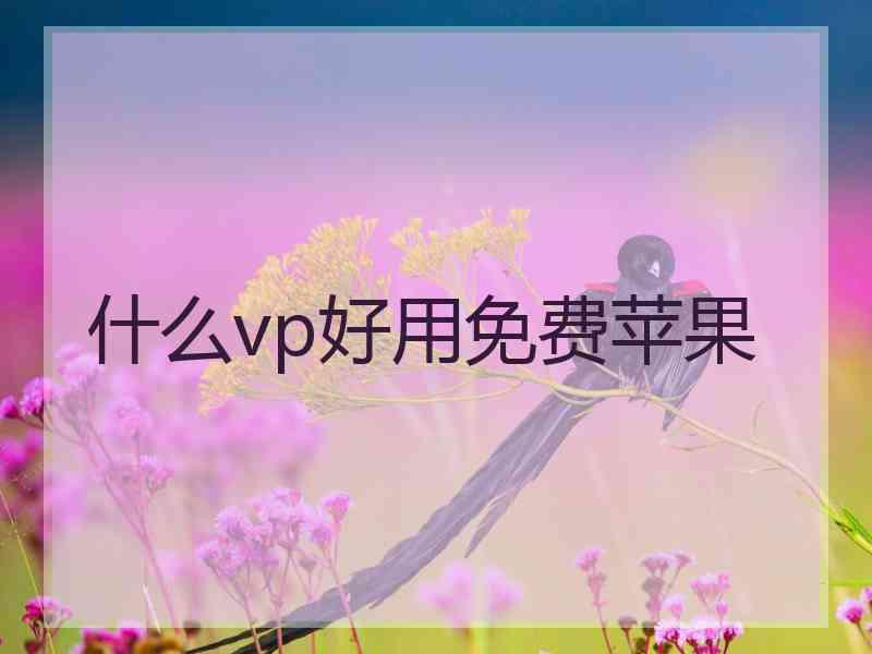 什么vp好用免费苹果
