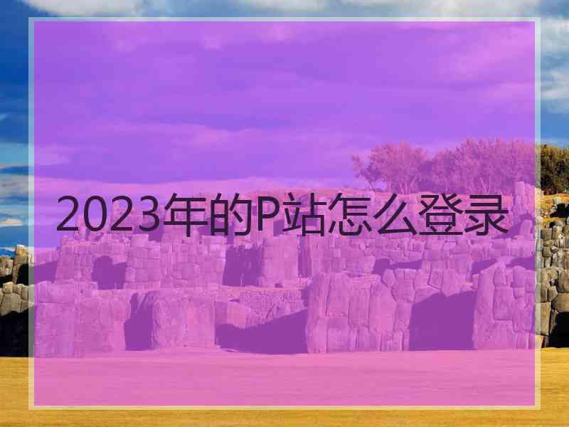 2023年的P站怎么登录