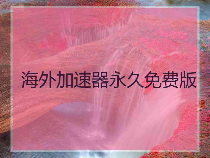海外加速器永久免费版