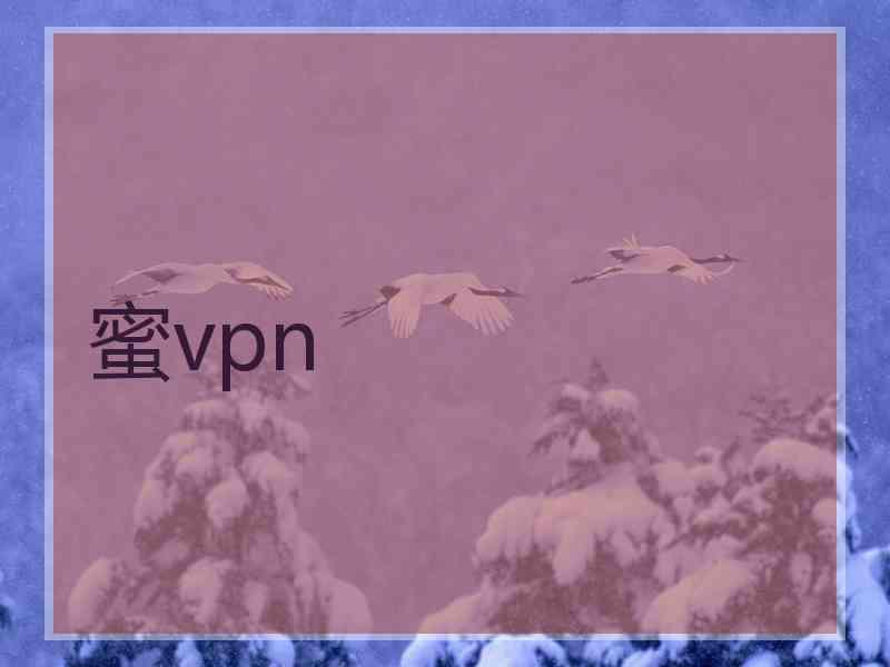 蜜vpn