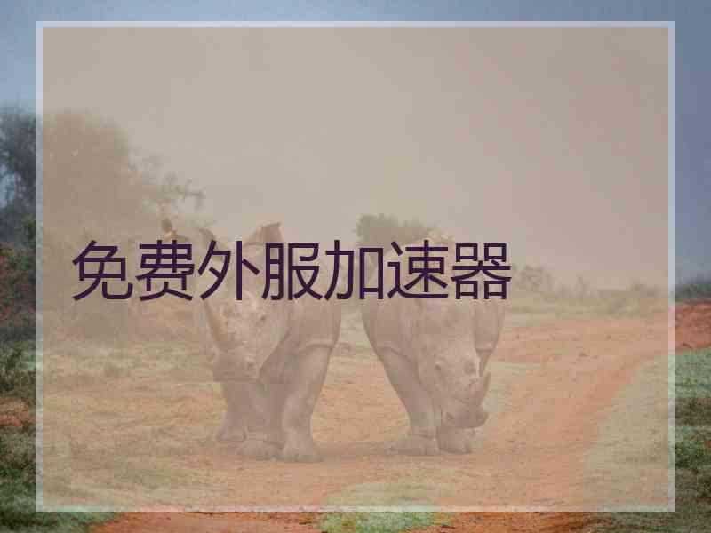 免费外服加速器