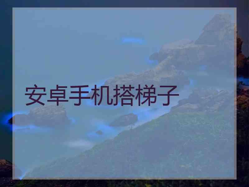 安卓手机搭梯子