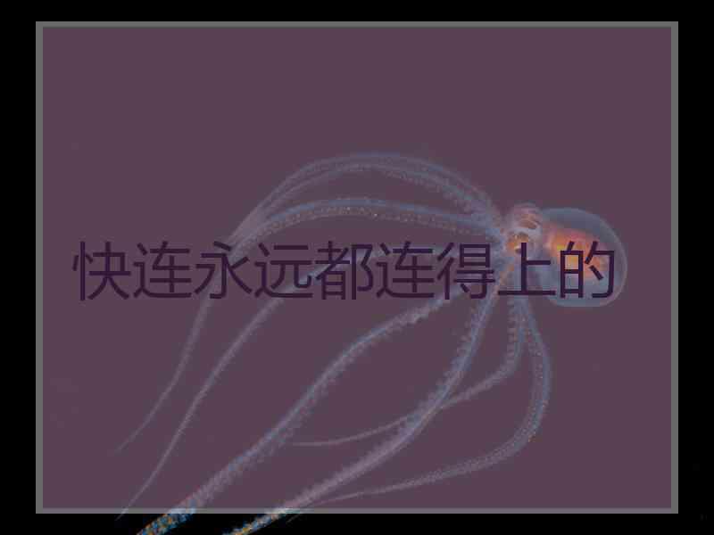 快连永远都连得上的
