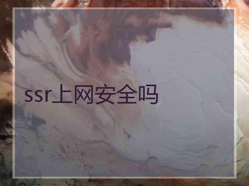 ssr上网安全吗