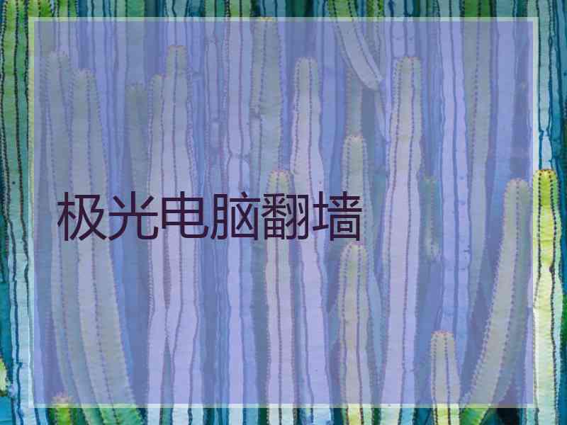 极光电脑翻墙