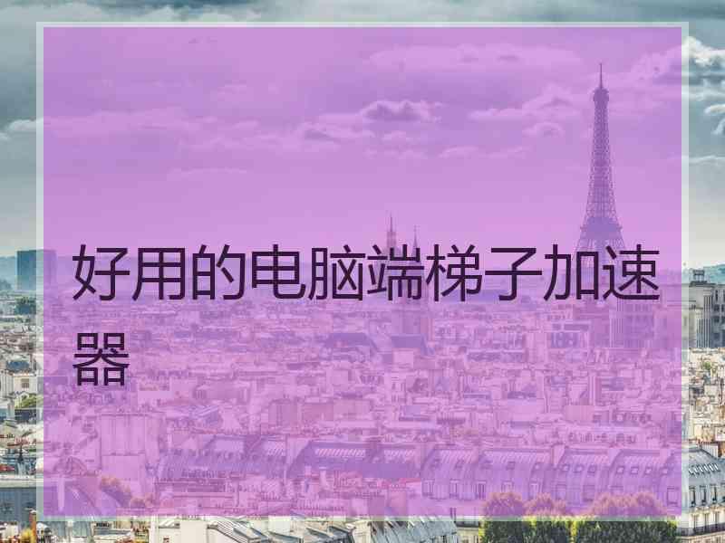 好用的电脑端梯子加速器