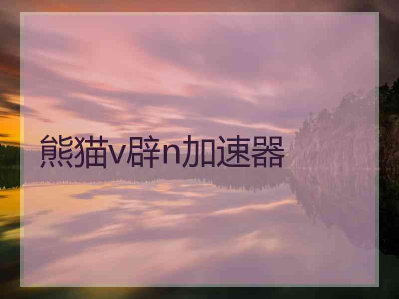 熊猫v辟n加速器