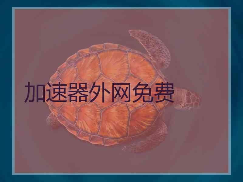 加速器外网免费