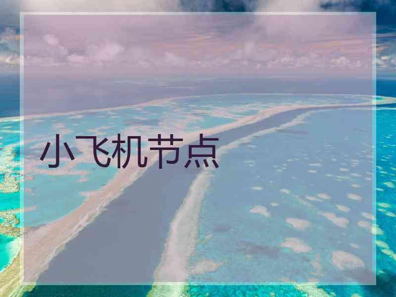 小飞机节点