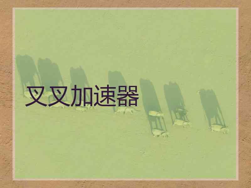 叉叉加速器