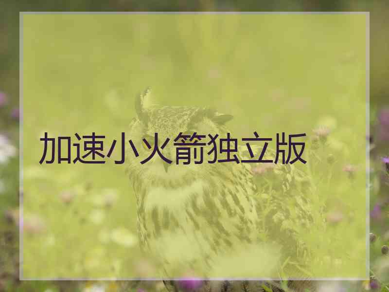 加速小火箭独立版