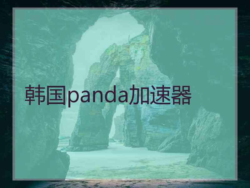 韩国panda加速器