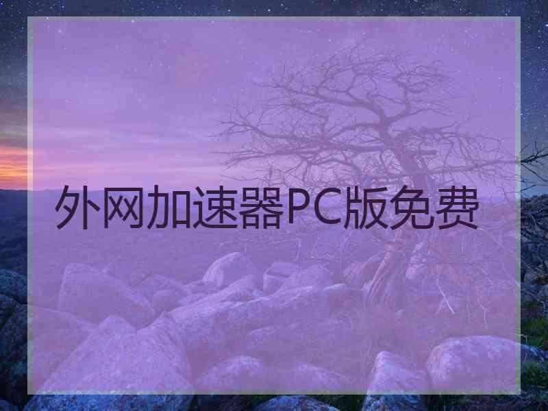 外网加速器PC版免费