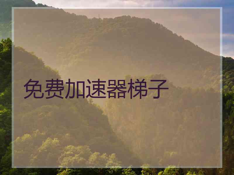 免费加速器梯子
