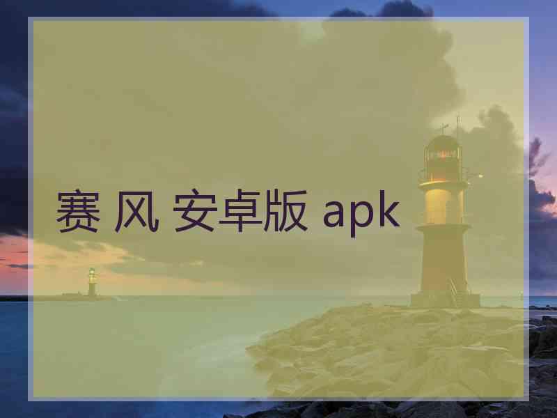 赛 风 安卓版 apk